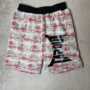 Fire Y2K Tapout & WWE Collab Barbed Wire Print Shorts Boys Medium (23x7)